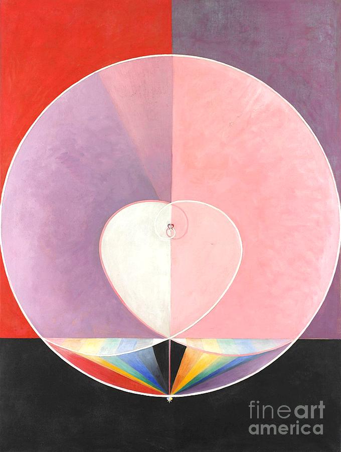 The Dove, No. 02, Group IX-UW, No. 26 Painting by Hilma af Klint