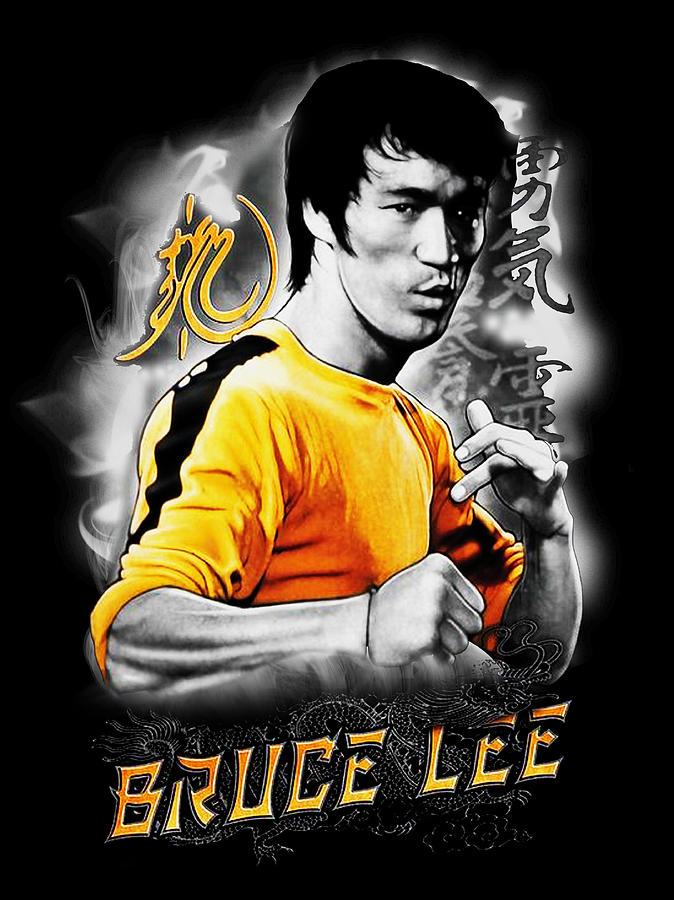 The Dragon Bruce Lee Digital Art by Dugen J Mota - Pixels