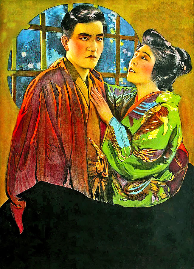 Dragon Painting - The Dragon Painter, 1919, movie poster painting by Movie World Posters