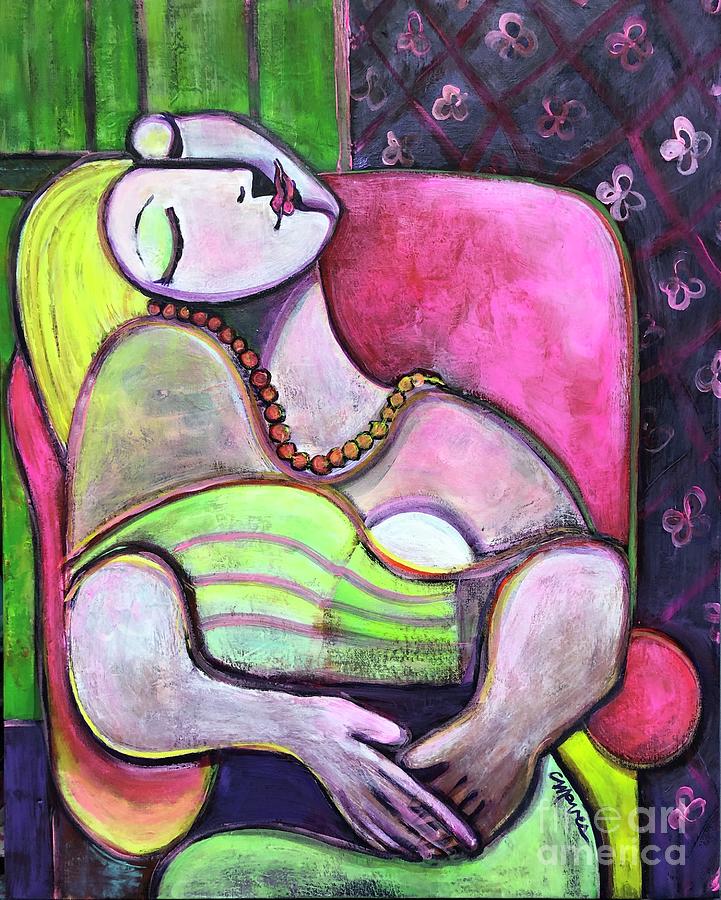 The Dream in Pink Painting by Laurie Maves ART