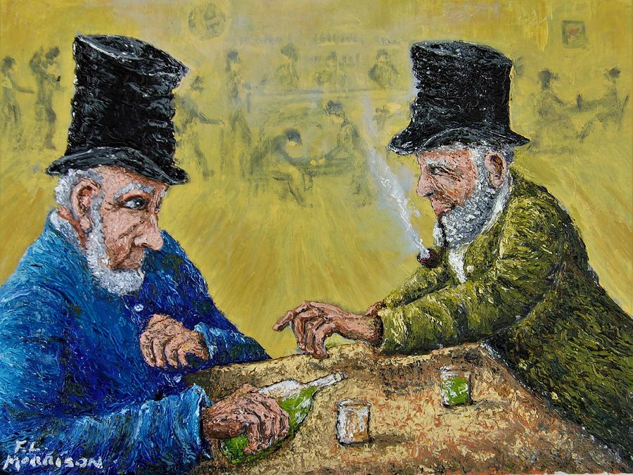 The Drinkers Painting by Frank Morrison