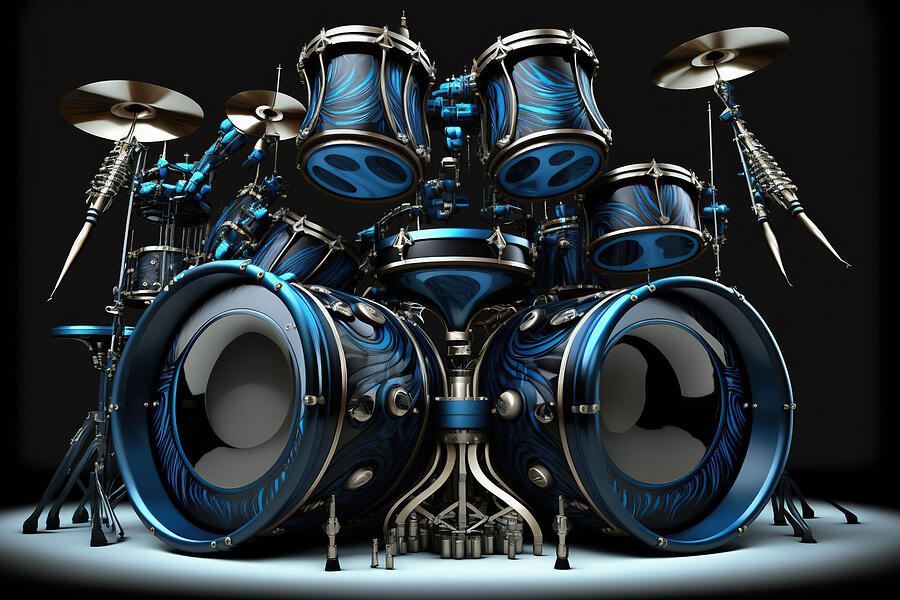 The Drums 2 Digital Art