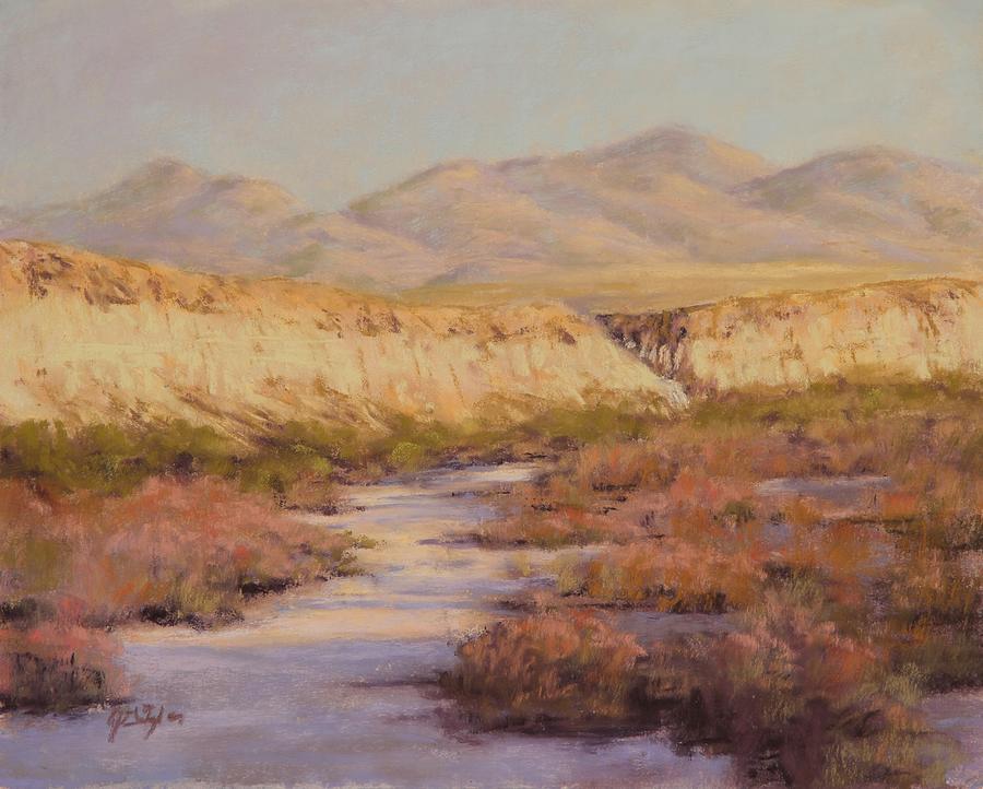 The Dry Riverbed Painting by Jim Tyler