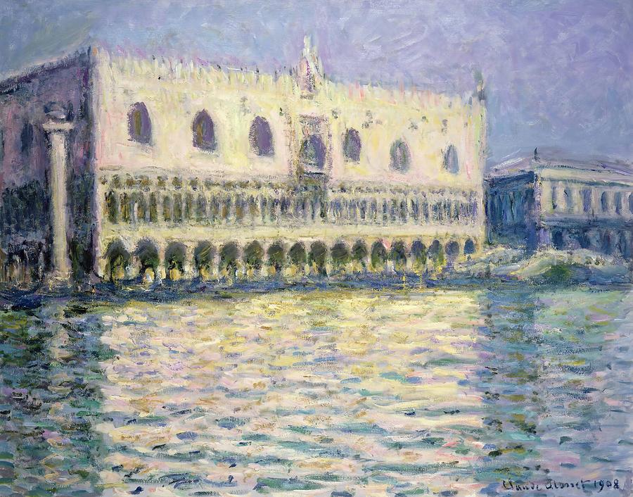Claude Monet Painting - The Ducal Palace  Venice  by Claude Monet