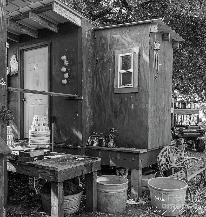 The duck pickers shack Photograph by Barry Bohn