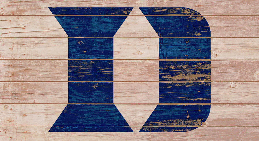 The Duke Blue Devils Wood Panel 1c Photograph by Brian Reaves