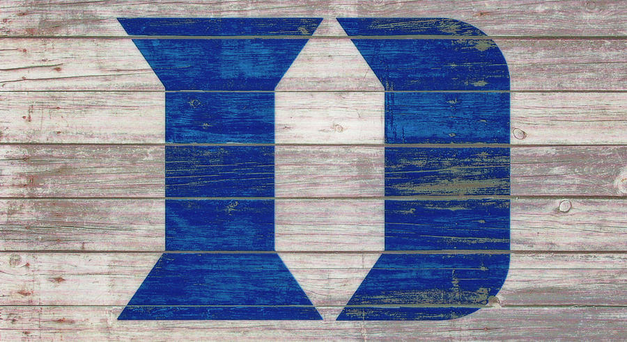 The Duke Blue Devils Wood Panel 1d Photograph by Brian Reaves