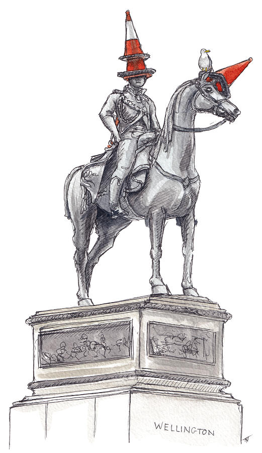The Duke - Glasgow Painting by Tom Napper