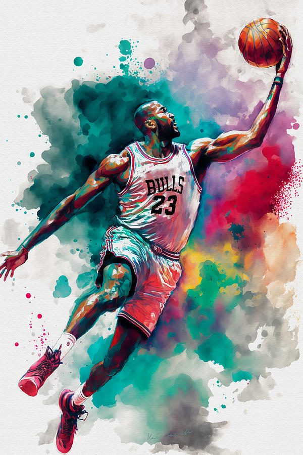 The Dunk Painting by Kai Saarto