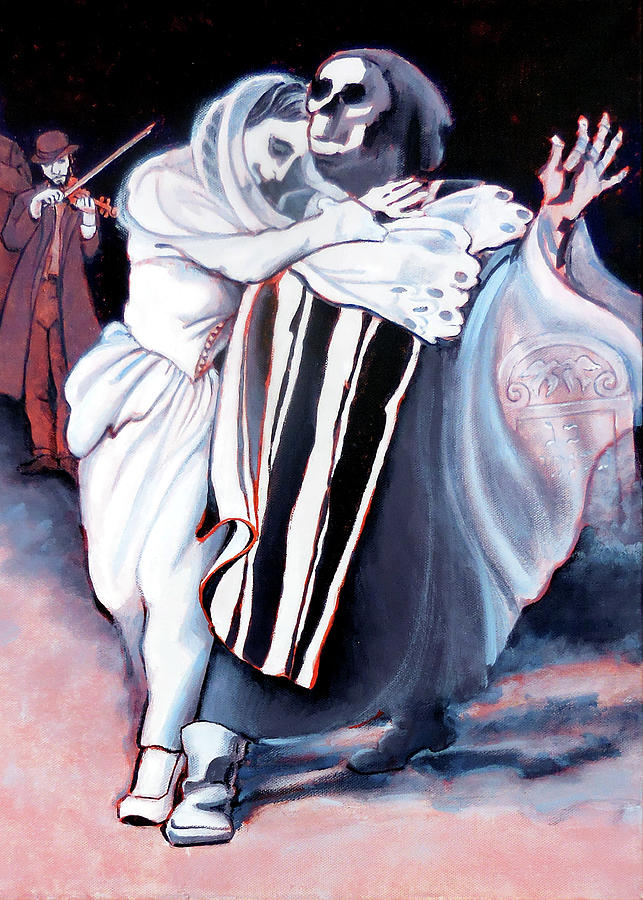 The Dybbuk vertical Painting by Ruth Hooper