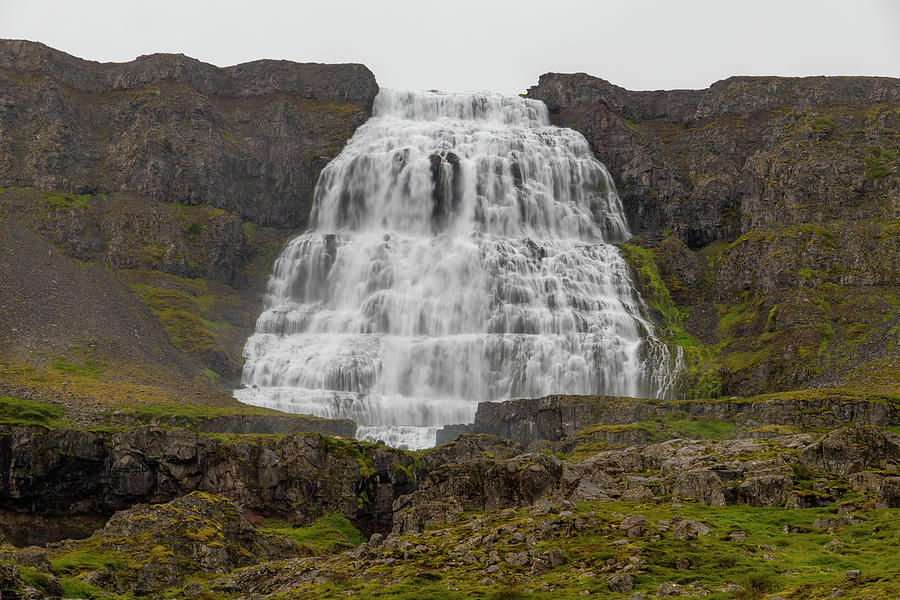 The Dynjandi waterfall in Iceland Photograph by Pietro Ebner