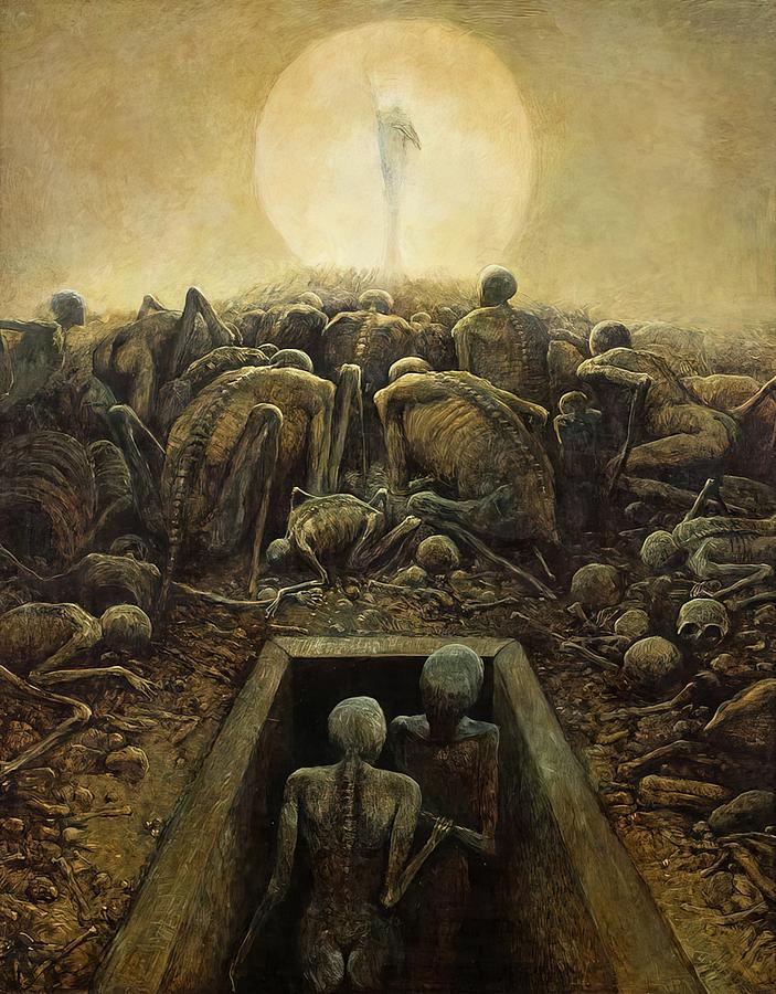 The Dystopia Painting by Zdzislaw Beksinski - Pixels