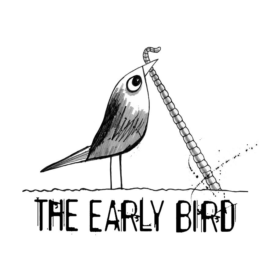 The Early Bird Drawing by Andrew Hitchen - Fine Art America