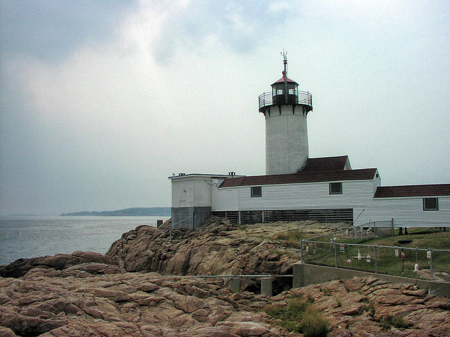 The Eastern Point Light Photograph by Mike Martin