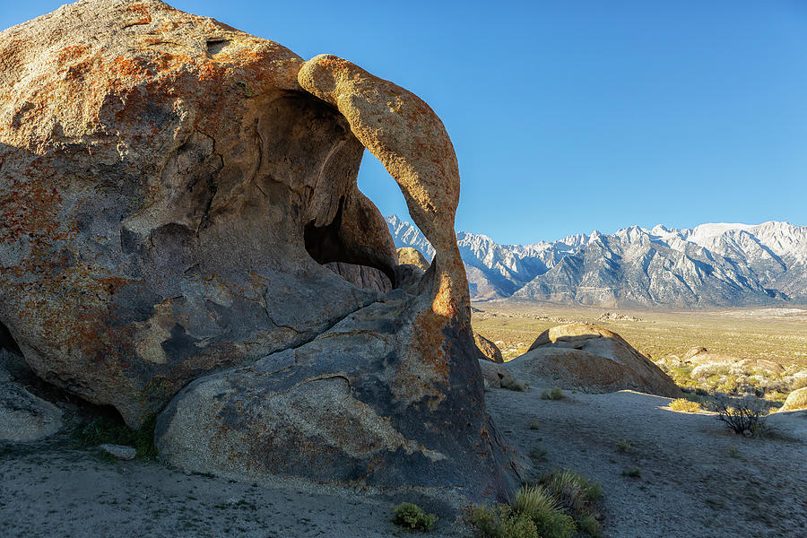 The Eastern Side of Cyclops Arch and the Sierra Nevada Mountain  Photograph by Belinda Greb