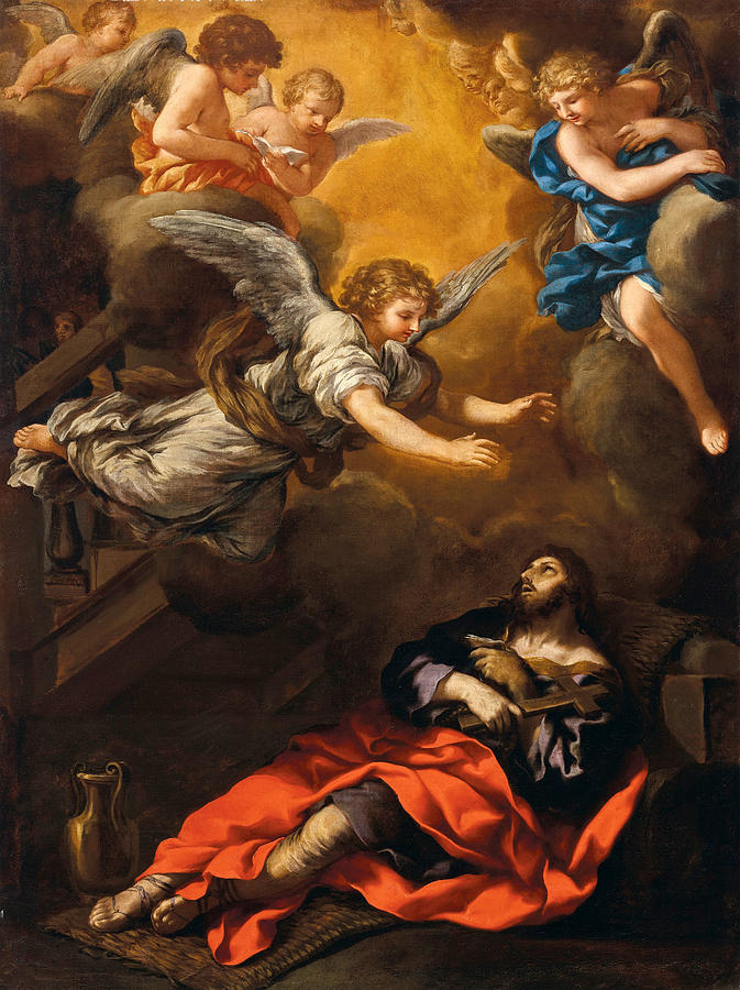 The Ecstasy of Saint Alessio  Painting by Pietro da Cortona