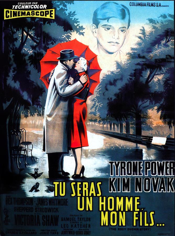 Kim Novak Mixed Media - The Eddy Duchin Story, 1956 by Movie World Posters