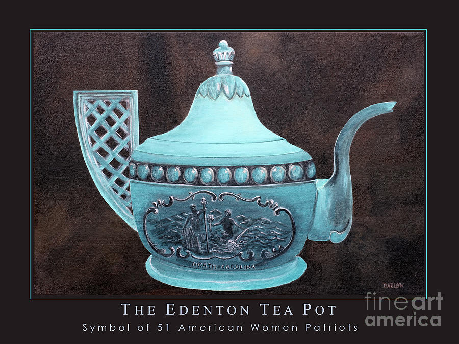 The Edenton Tea Pot Mixed Media by Patrick Dablow
