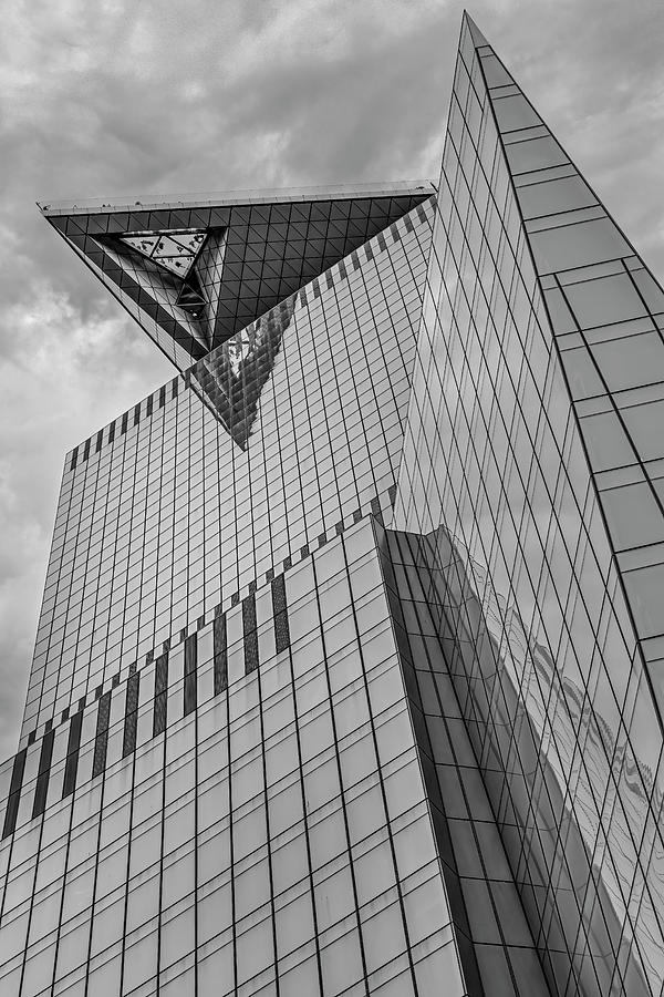 The Edge Hudson Yards NYC BW Photograph by Susan Candelario