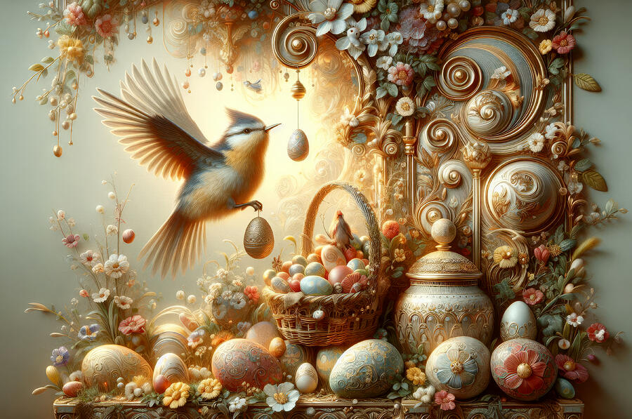 Flower Digital Art - The Egg Collector by Andy Gambino
