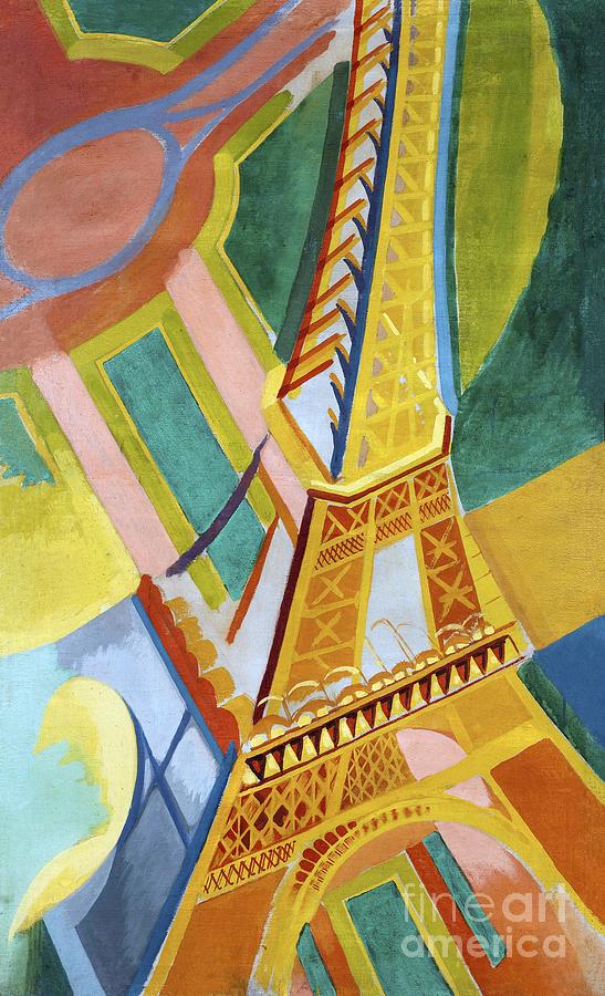 Robert Delaunay - The Eiffel Tower 1. Painting By Alexandra Arts - Pixels