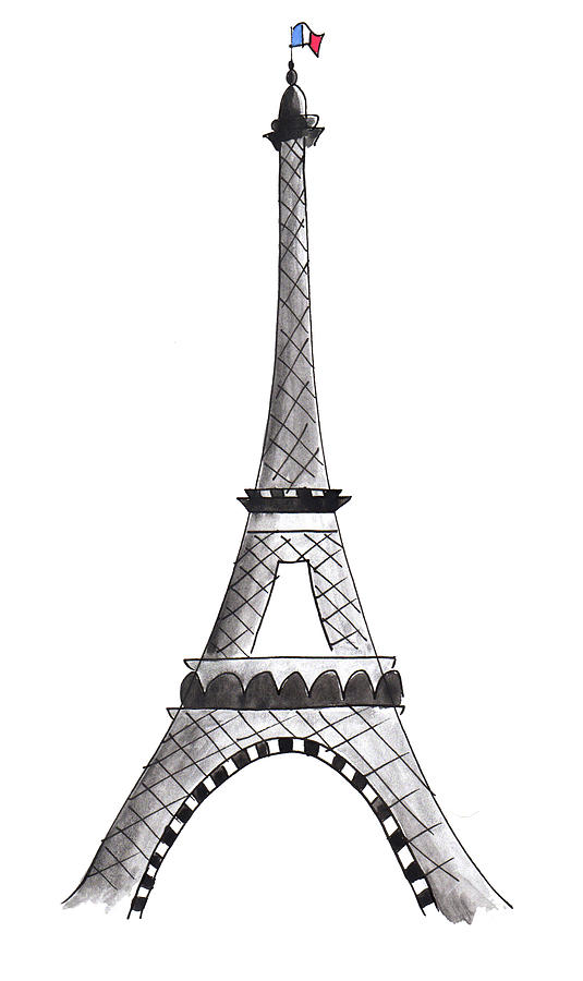 The Eiffel Tower Painting by Anna Elkins
