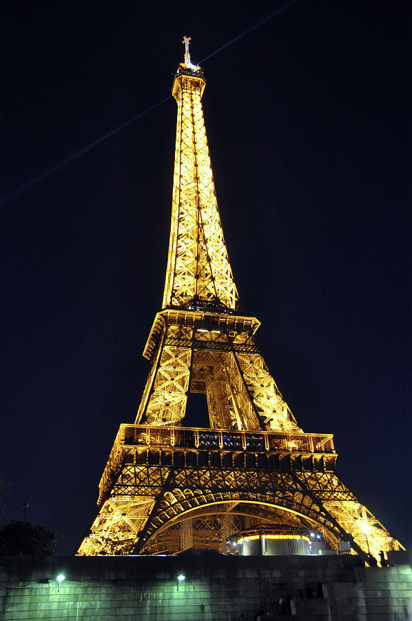 The Eiffel Tower at night Photograph by My Soul Passion Images | Fine ...