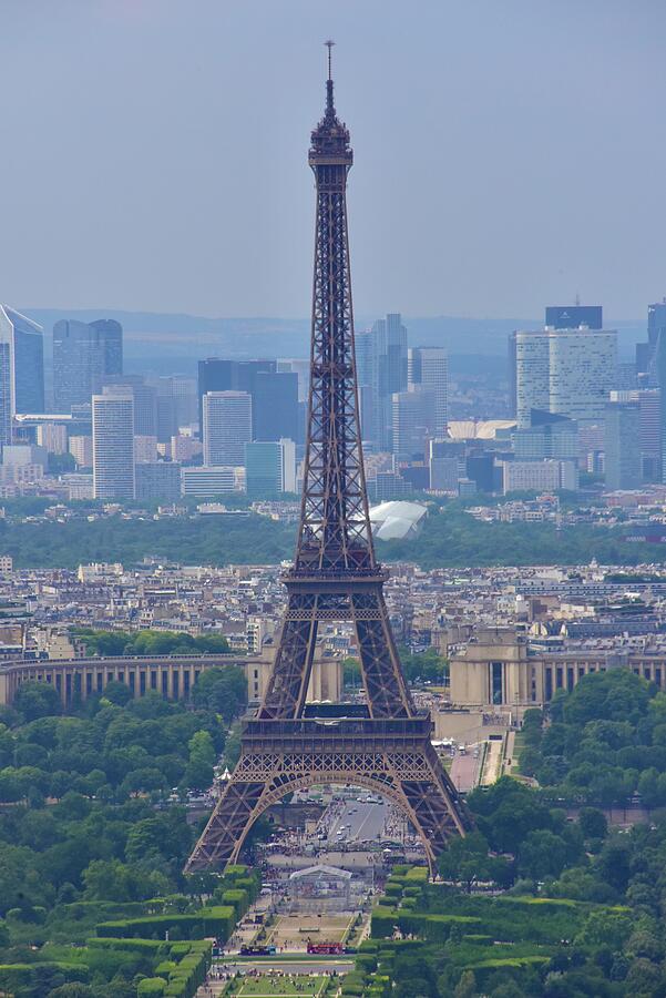 The Eiffel Tower From Montparnasse Tower Photograph by Neil R Finlay