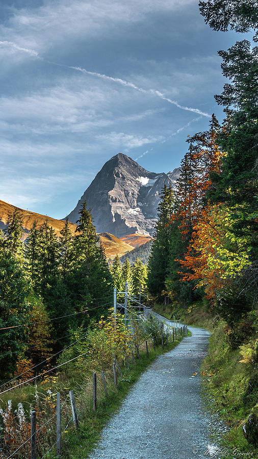 The Eiger Photograph by Michael DeGrenier
