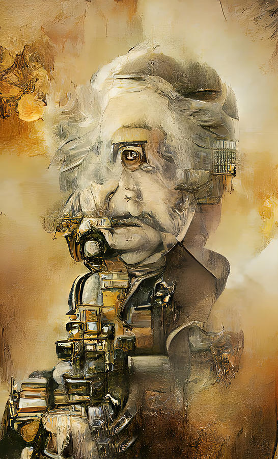 The Einstein of Steampunk Photograph by Floyd Snyder