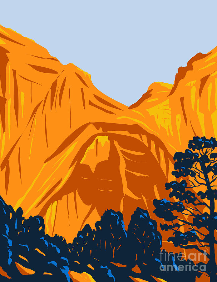 The El Malpais National Monument Located In Western New Mexico Wpa Poster Art Digital Art