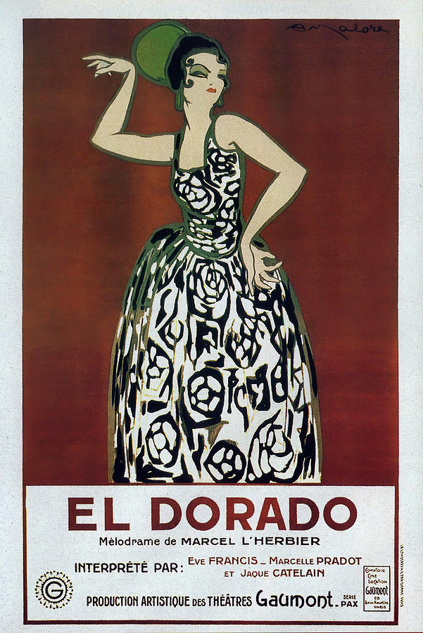 The Eldorado, 1921 Mixed Media by Movie World Posters