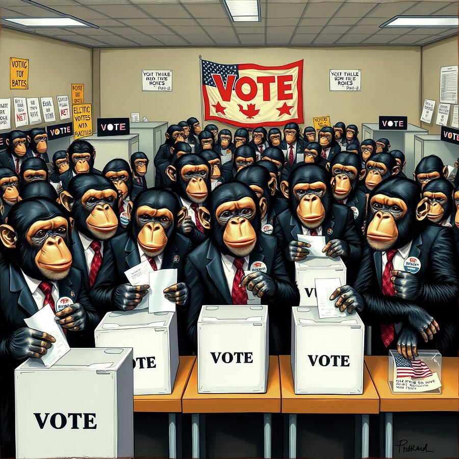 The Election Circus. A Vote for the Ages. Digital Art by David Miller The Election Circus. A Vote for the Ages. Digital Art by David Miller