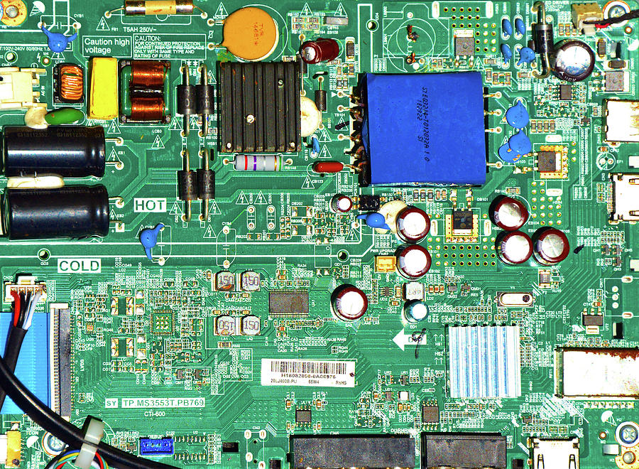 The electronic circuit board Photograph by David Lee Thompson