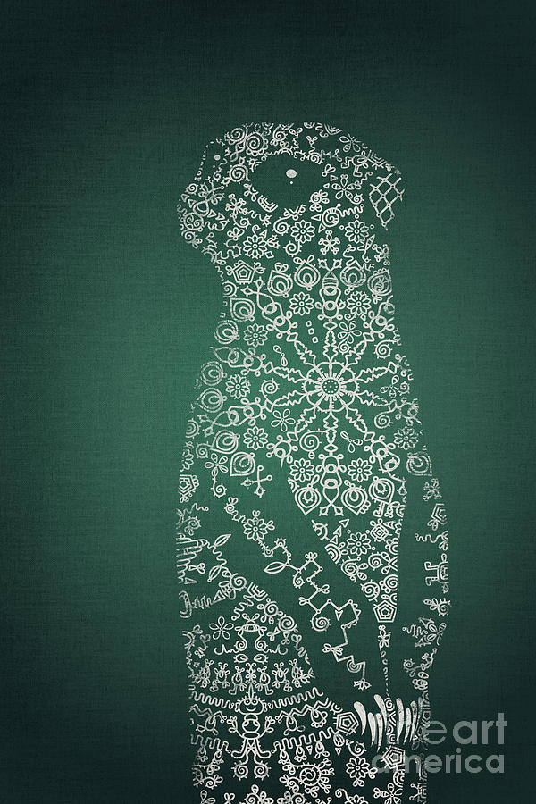 The Emerald Meerkat Digital Art by Ema Paraschiv The Emerald Meerkat Digital Art by Ema Paraschiv