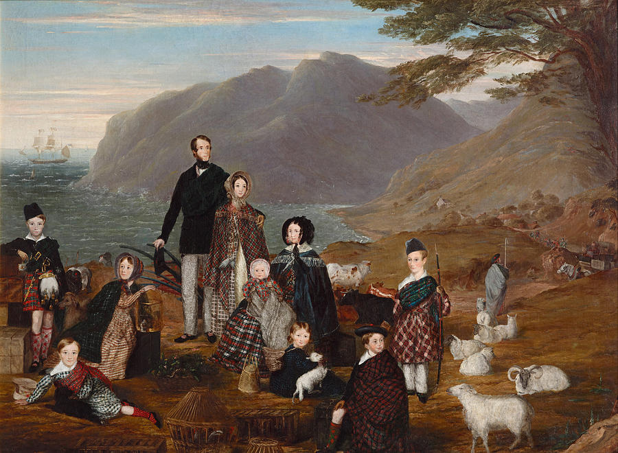 The emigrants Painting by William Allsworth