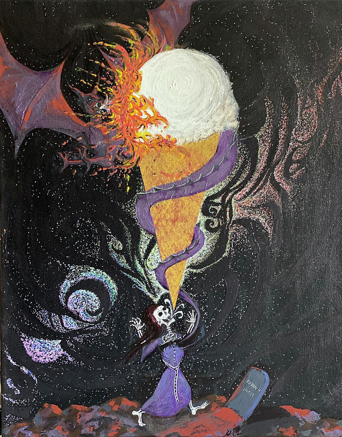 The Empress of Ice Cream Painting by Bethany Beeler