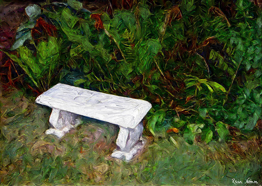 The Empty Bench Digital Art by Rein Nomm