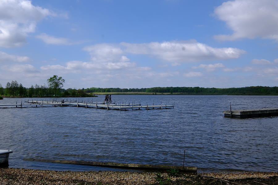 The Empty Boat Dock Photograph by John Weeks - Pixels