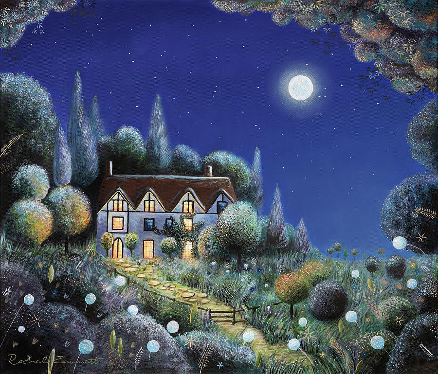 The Enchanted Cottage Painting by Rachel Emmett