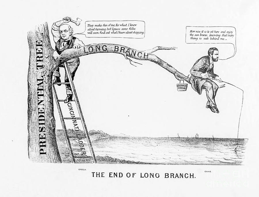 The End of Long Branch w5 Drawing by Historic illustrations - Fine Art ...