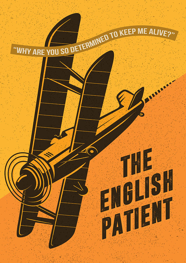 Harry Potter Digital Art - The English Patient - Alternative Movie Poster by Movie Poster Boy
