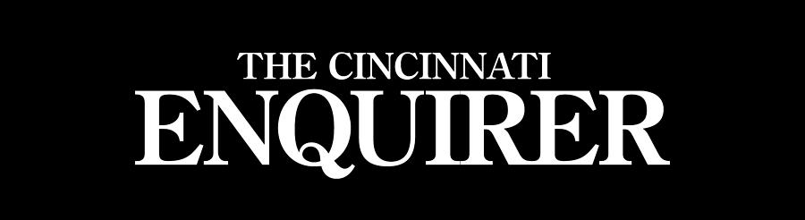 The Cincinnati Enquirer White Logo Digital Art by Gannett Co