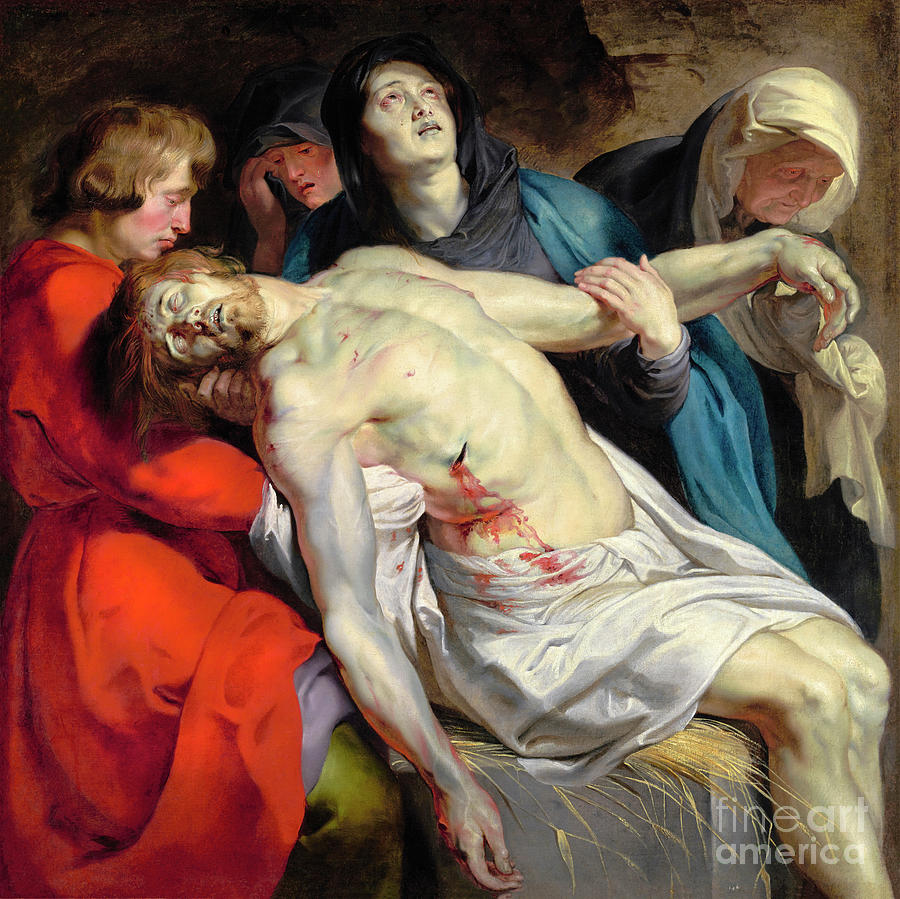 The Entombment by Peter Paul Rubens Photograph by Carlos Diaz