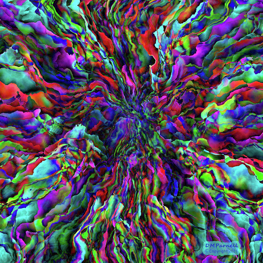 The Entrance Morphed Digital Art by Diane Parnell - Pixels