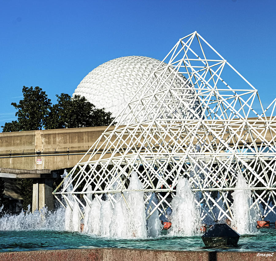 The Epcot Sphere Photograph by Scott Polley | Pixels