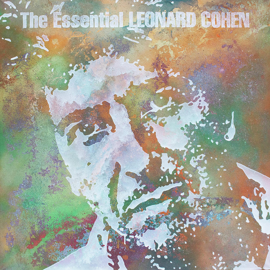 The Essential LEONARD COHEN Painting by Hood MA Central St Martins London