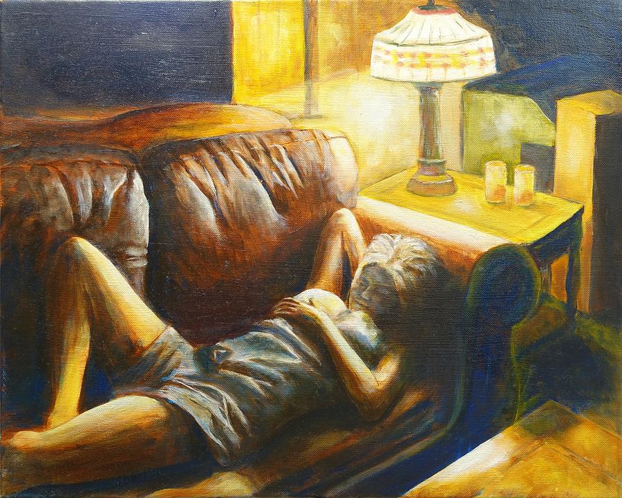 the Evening Nap Painting by James Hey
