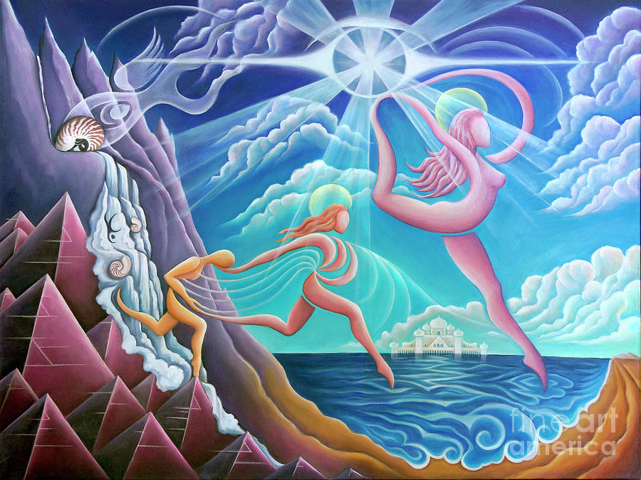 The Existential Journey of Transformation Painting by Tiffany Davis-Rustam