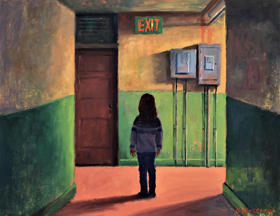 The Exit Painting by Roelof Rossouw